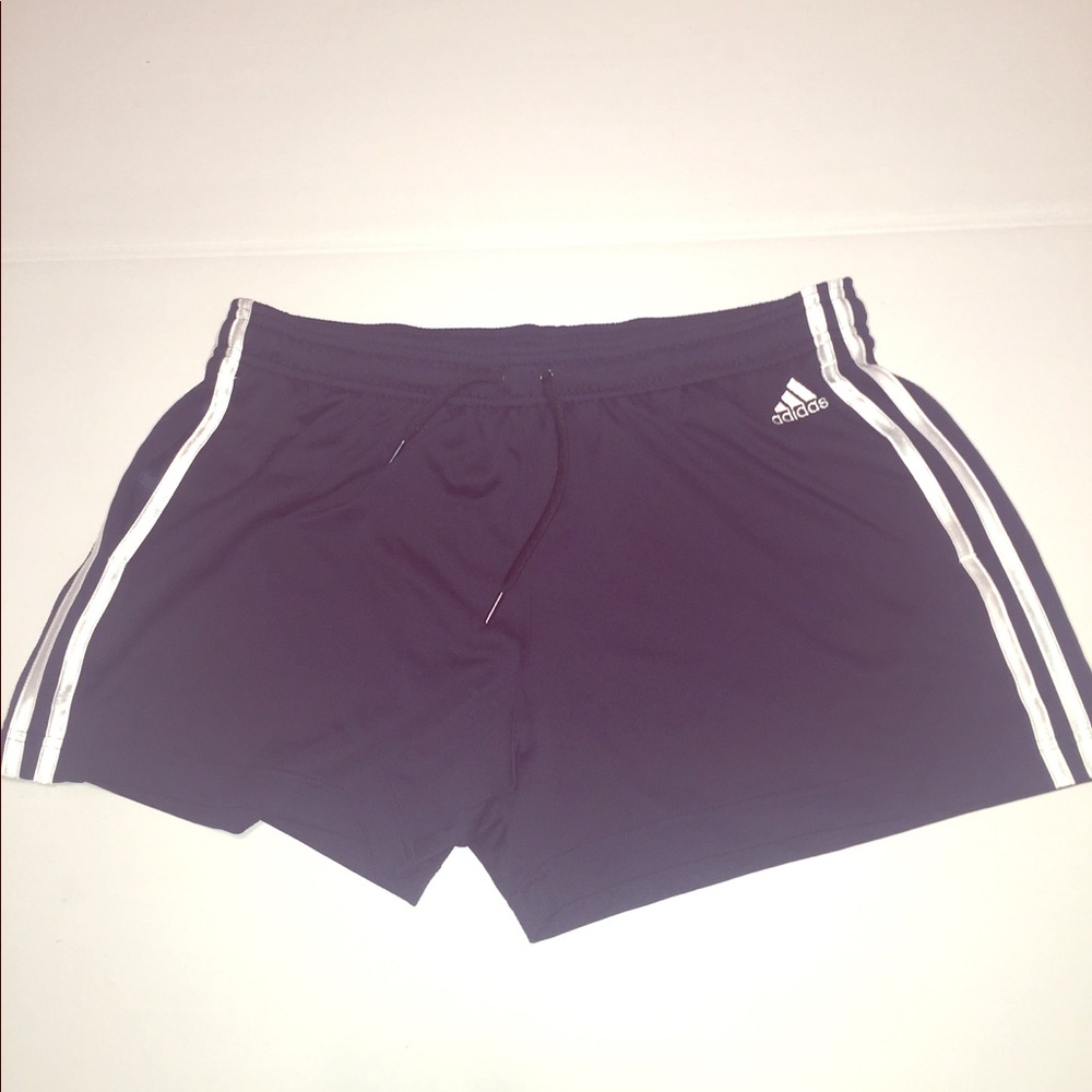 NWOT navy adidas running shorts without liner